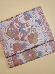 おしゃれな袋帯 インド蔓花更紗2
