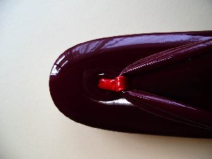おしゃれ草履 あずき色 3