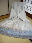 能州紬 訪問着 潮騒