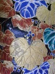 華麗なる漆芸美の袋帯 本漆箔 つた
