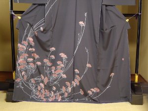 滝沢晃の訪問着コーディネート ブルーレースフラワー