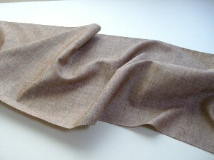 こだわりの織り物 きもの 紬着尺 無地茶 2