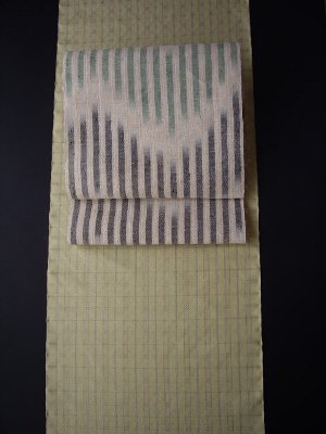 こだわりの織り物 帯 和紙絣