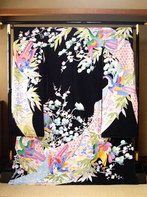 本加賀友禅 白坂幸蔵作 振り袖 … きもの人 高級和装着物専門通販ショップ kimono-bito