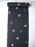 ちょっとお出かけ小紋<br>ろうけつ小菊<br>黒