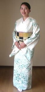 はんなり京都の訪問着<br>緑庭(りょくてい)