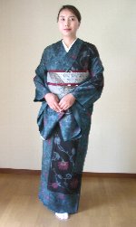 はんなり京都の訪問着<br>油の印象
