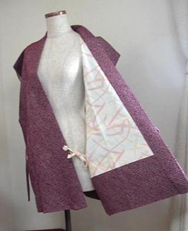 袖なし羽織 仕立て きもの人 高級和装着物専門通販ショップ kimono-bito